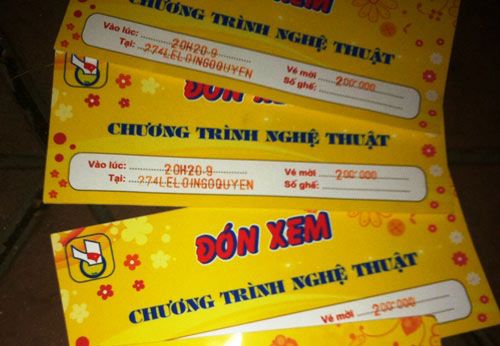 In vé xem ca nhạc