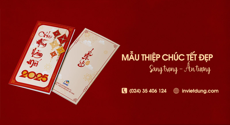 Mẫu thiệp chúc Tết 2025