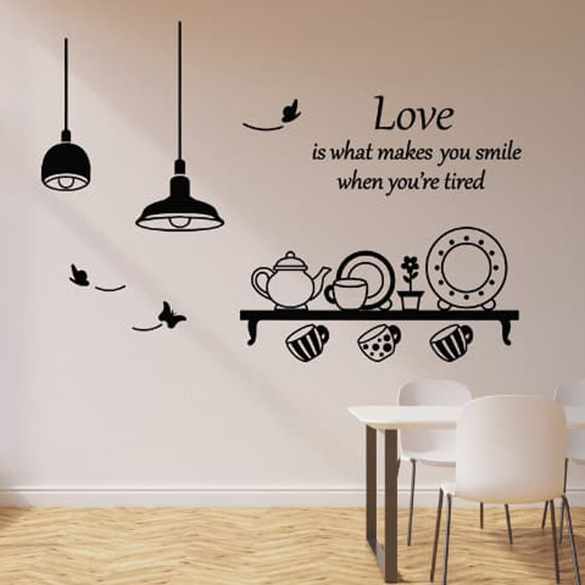 In decal dán tường