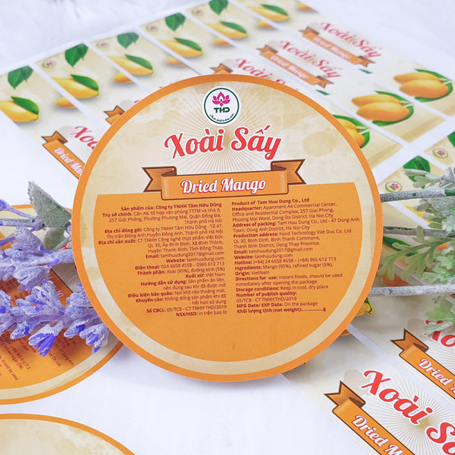 In decal giấy dán sản phẩm giá rẻ tại Hà Nội
