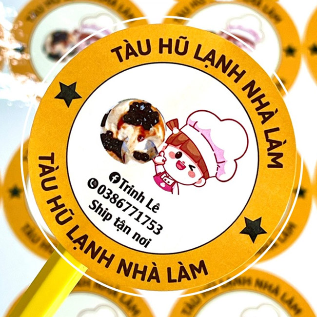 In logo dán, decal logo