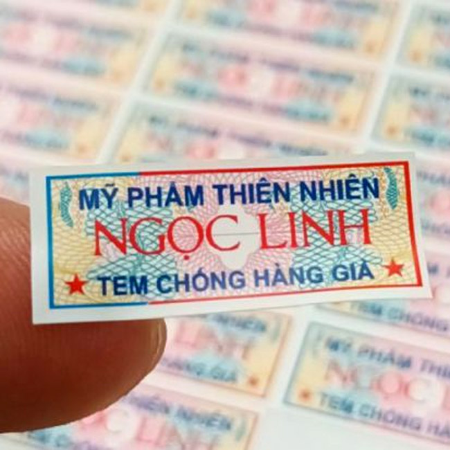 In tem vỡ bảo hành mỹ phẩm