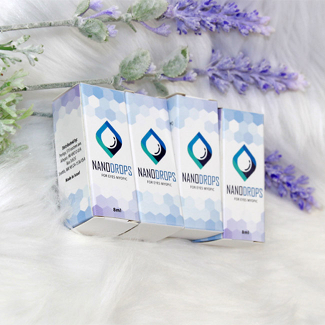 Mẫu hộp đựng thuốc nhỏ mắt Nanodrops