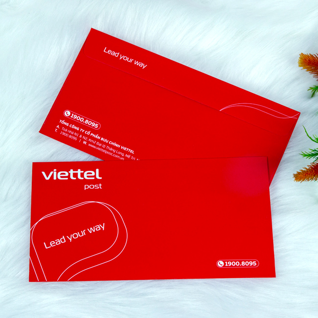 Mẫu phong bì đơn vị vận chuyển Viettel Post