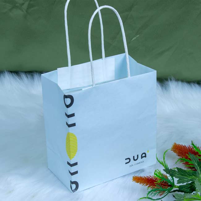 Mẫu túi giấy mỹ phẩm shop DUA Cosmetic