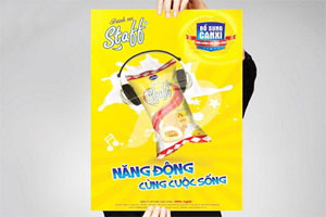 In poster quảng cáo