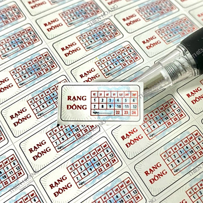 In tem bảo hành thiết bị điện tử