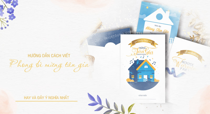 Cách viết phong bì mừng tân gia