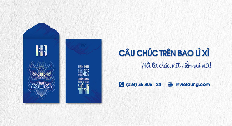 Câu chúc trên bao lì xì
