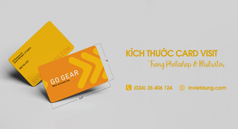 Kích thước card visit trong Photoshop và Adobe Illustrator 
