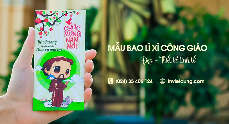 Mẫu bao lì xì công giáo