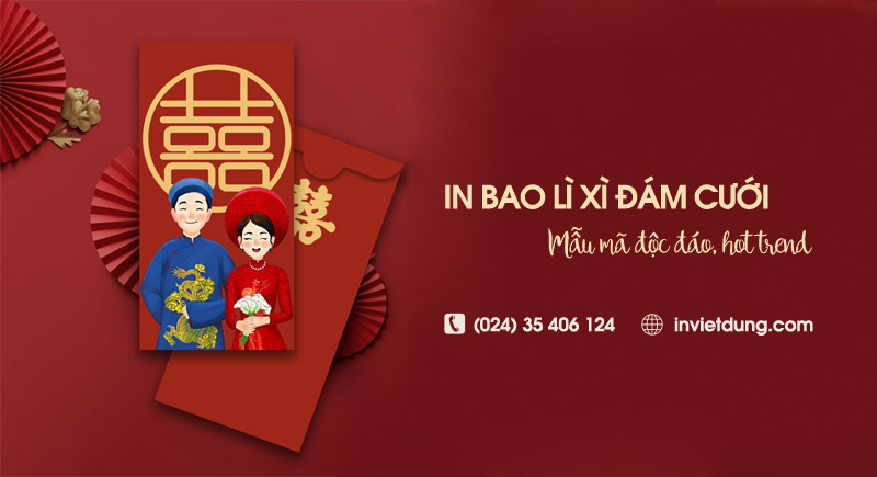 In bao lì xì đám cưới
