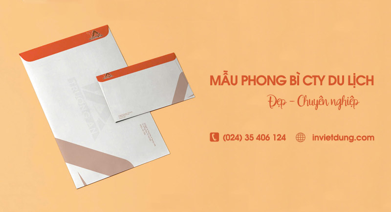 Mẫu phong bì công ty du lịch