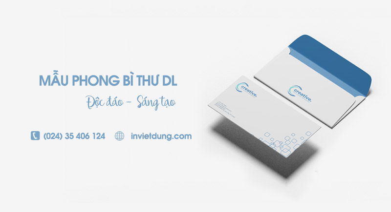 Mẫu phong bì DL