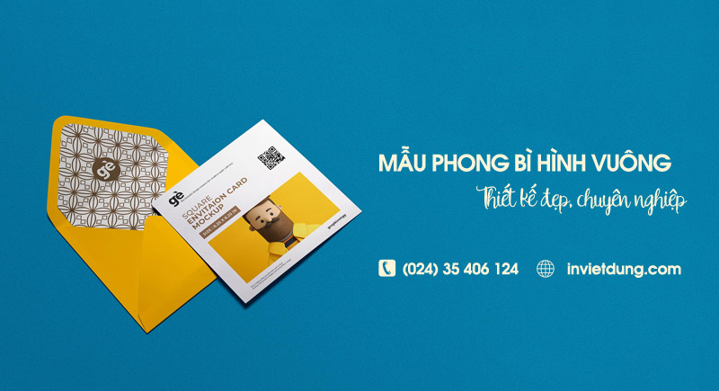 Mẫu phong bì vuông