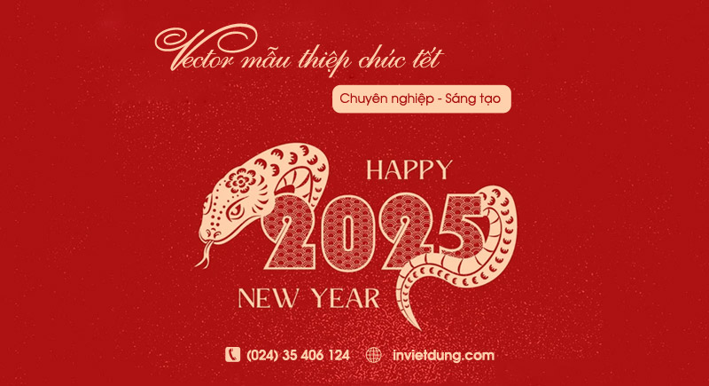 Download thiệp Tết vector miễn phí