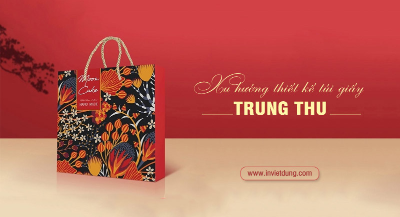 Thiết kế túi giấy đựng bánh trung thu
