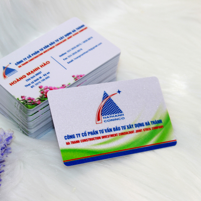 In card visit nhựa giá rẻ Hà Nội