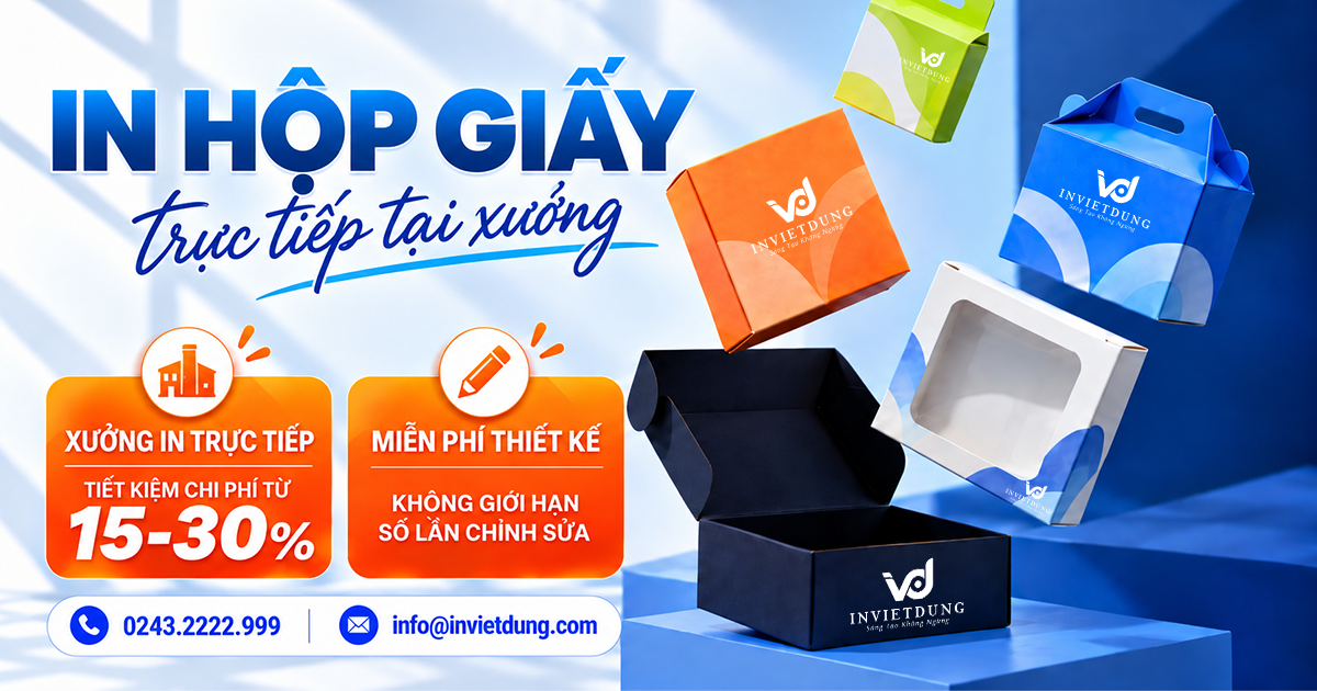 In hộp giấy
