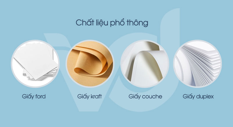 5 chất liệu phổ biến nhất khi in túi giấy đựng trà, chè