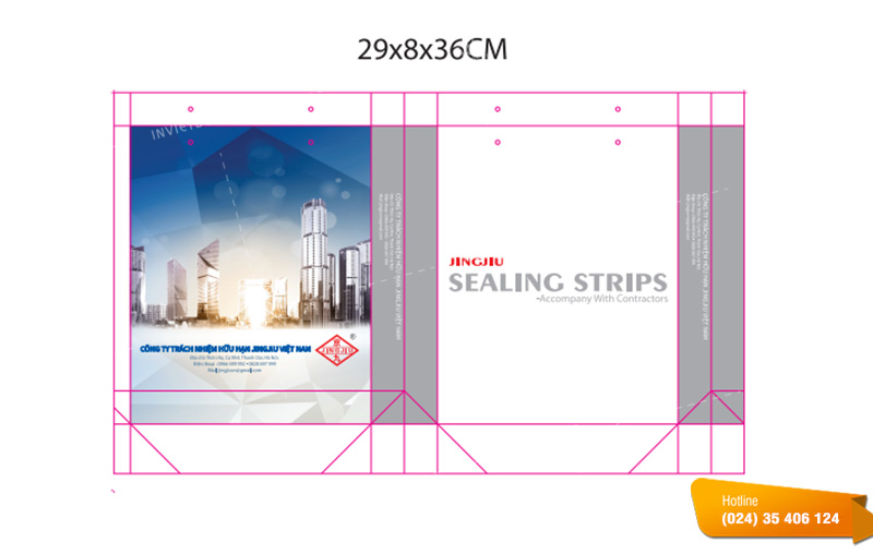 Mẫu túi giấy công ty sản xuất vật liệu Jing Jiu Việt Nam