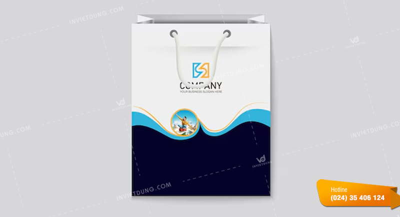 Mẫu túi giấy công ty du lịch