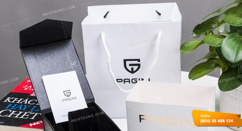 Mẫu in túi giấy đựng đồng hồ mẫu mã đẹp theo yêu cầu