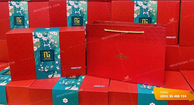 Mẫu túi giấy đựng saffron