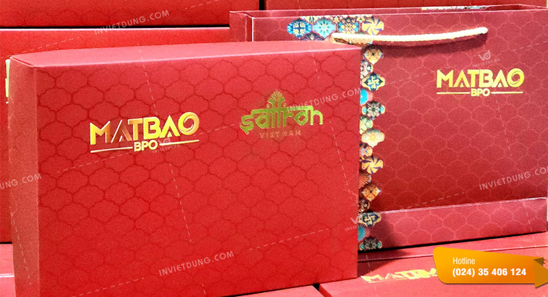 Mẫu túi giấy đựng saffron