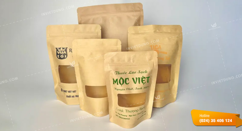 Mẫu túi giấy đựng các loại hạt khô
