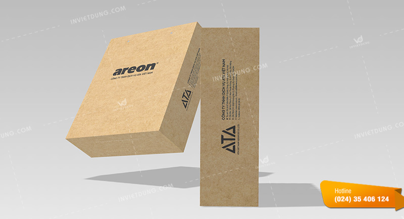 Mẫu túi giấy đựng nước hoa thương hiệu Areon