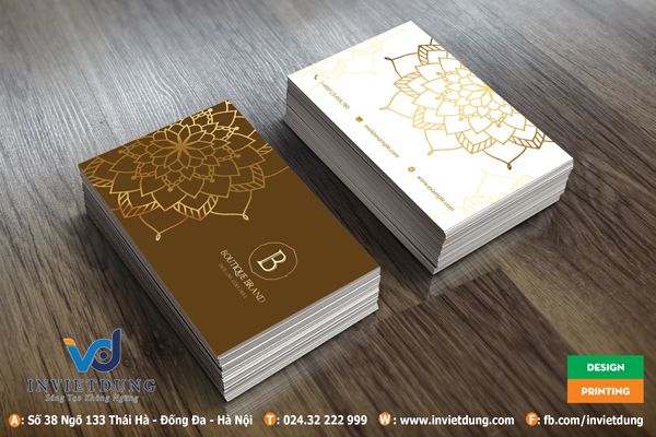 mẫu in card visit mỹ phẩm