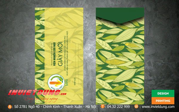 thiết kế phong bì thư cơ quan mời  hội nghị đẹp