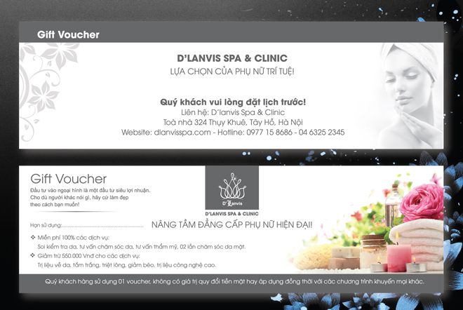 In voucher giảm giá quà tặng