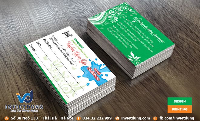 In voucher giảm giá spa, làm đẹp, mỹ phẩm, thời trang