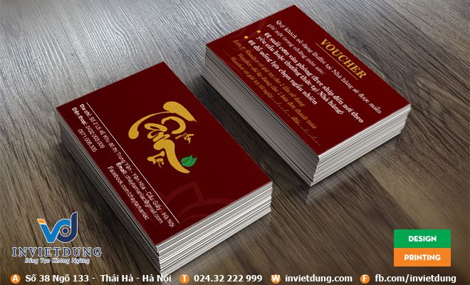 Mẫu voucher giảm giá quán ăn