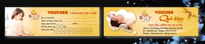 In phiếu quà tặng trung tâm chăm sóc sức khỏe, yoga