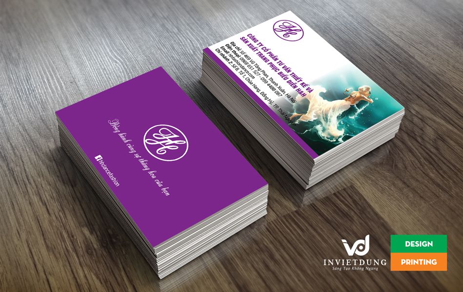 In Card visit đẹp In card visit sản xuất trang phục biểu diễn