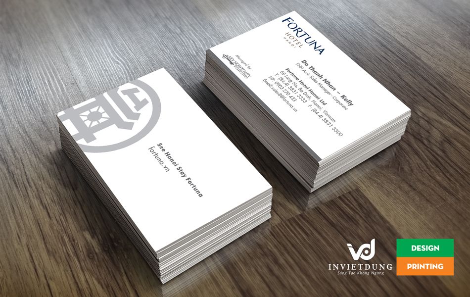 Mẫu card visit khách sạn file corel