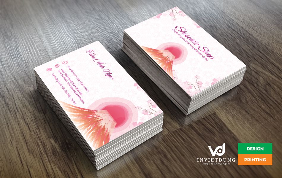 mẫu card visit mỹ phẩm