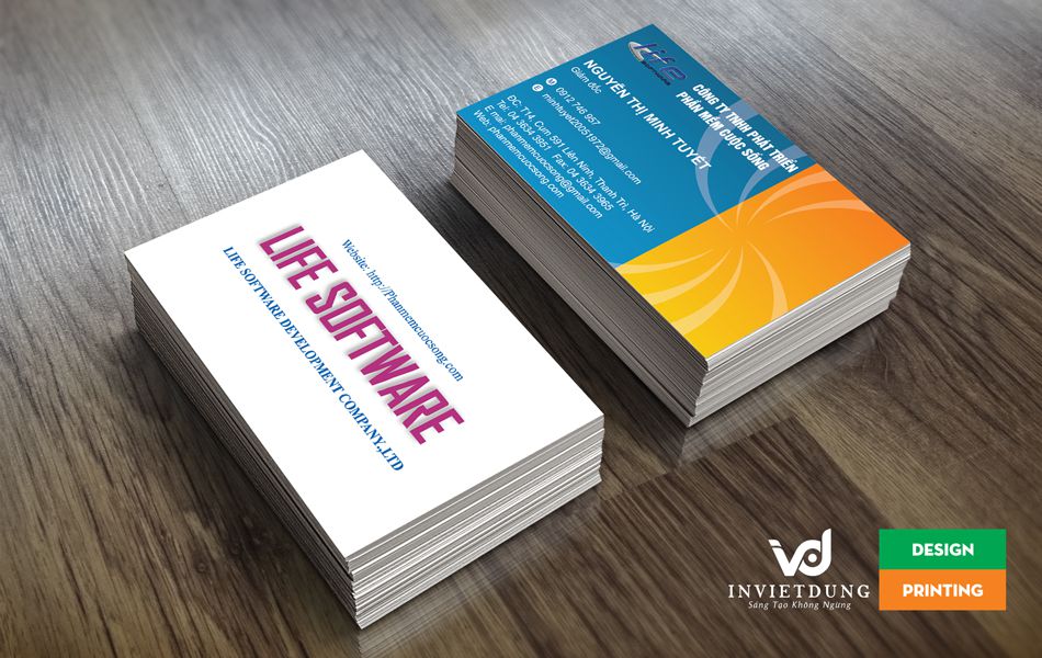 Card visit công ty công nghệ