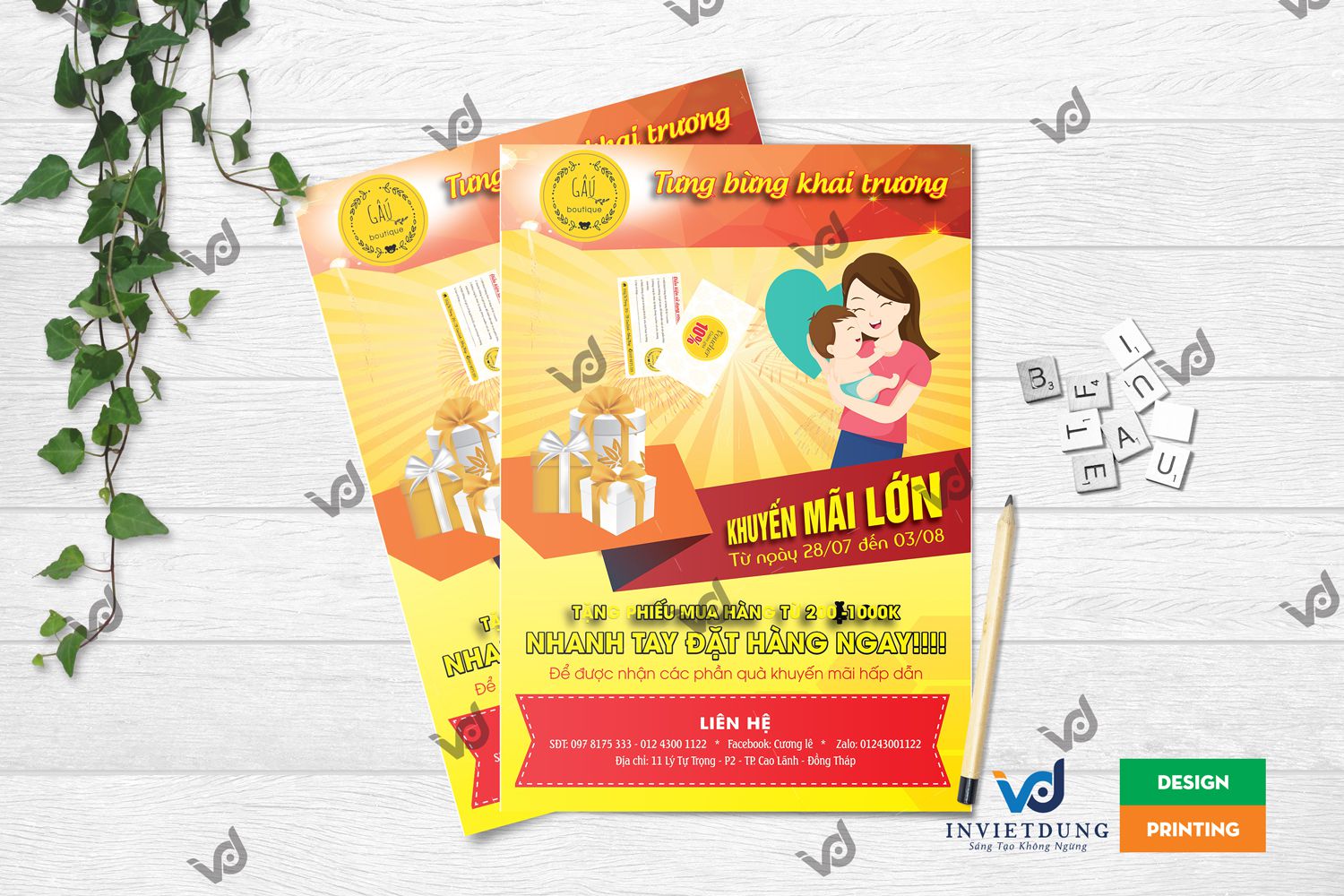 Dịch vụ in tờ rơi màu giá rẻ lấy ngay