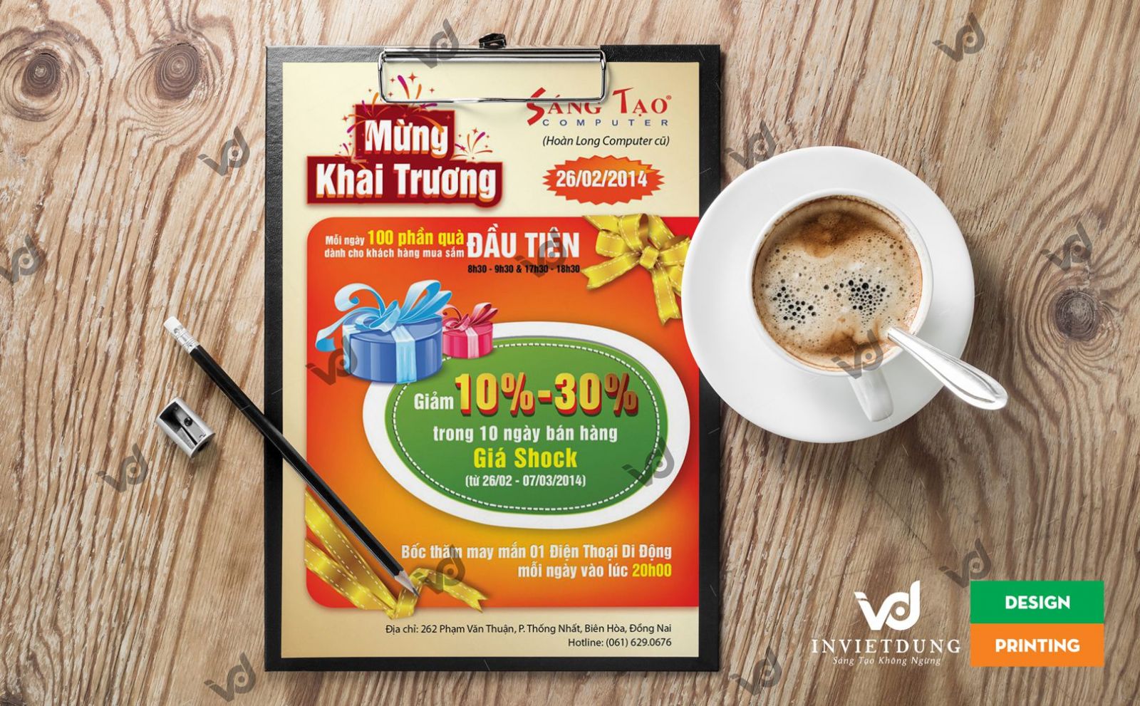 In tờ rơi giá rẻ tại Hoàng Mai