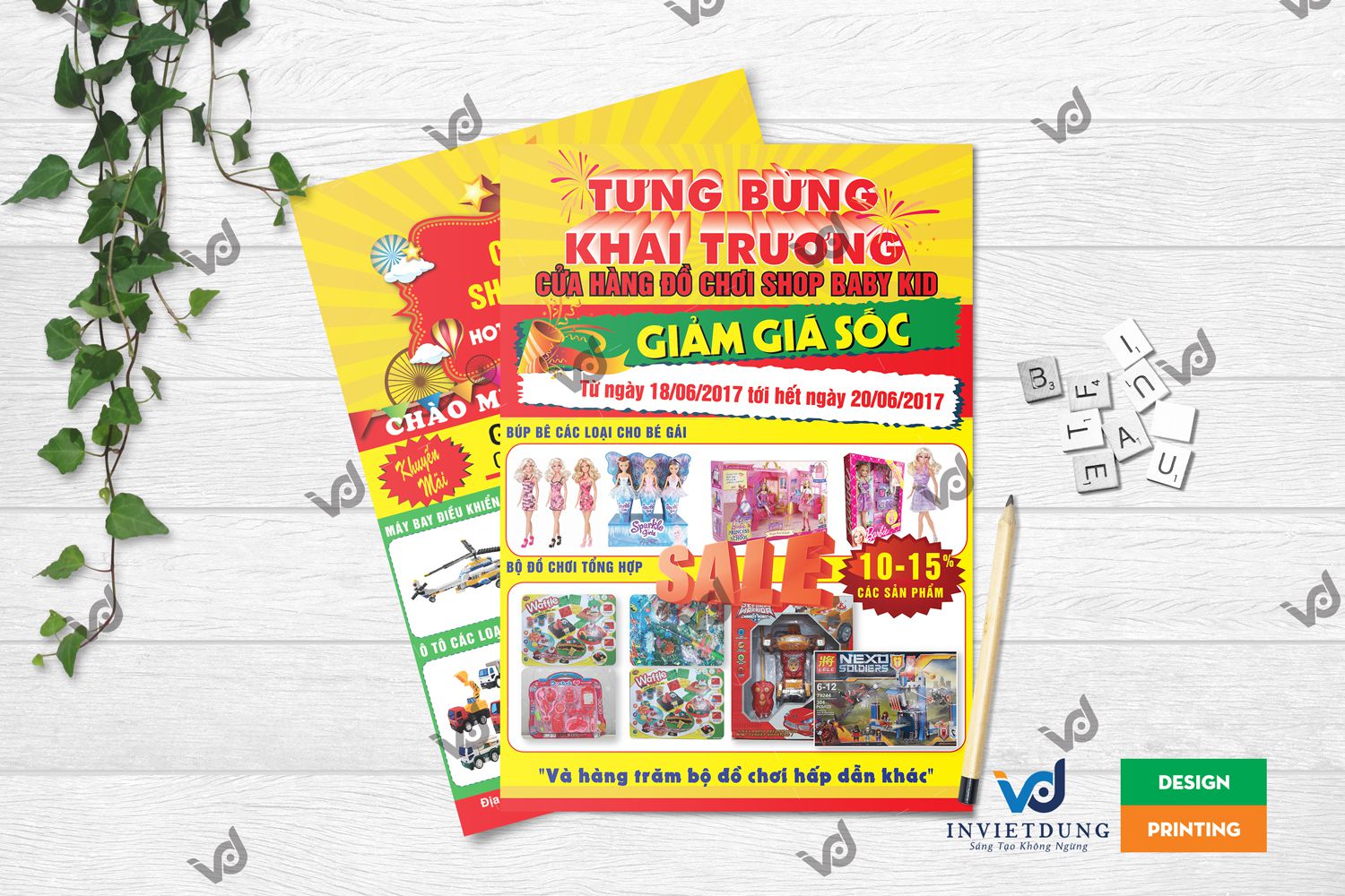 In tờ rơi quảng cáo đẹp tại Hà Nội