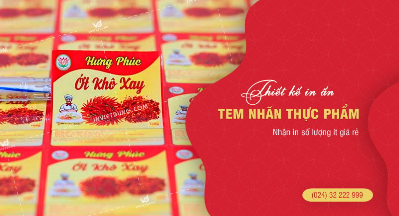In tem nhãn thực phẩm