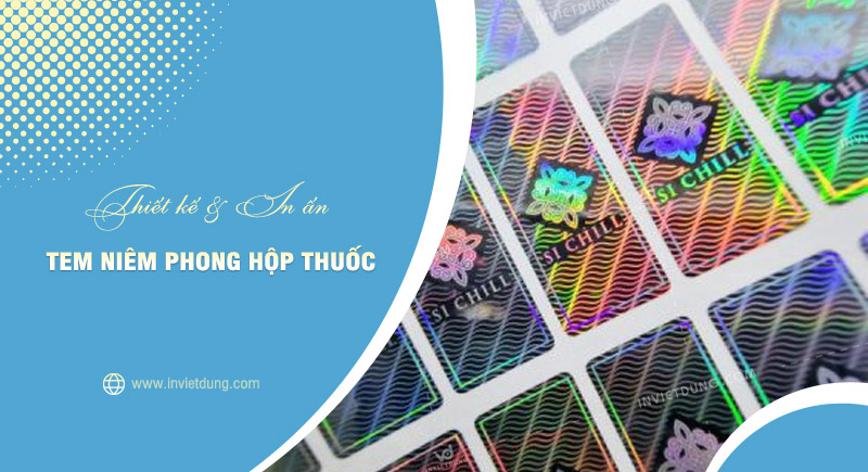 Dịch vụ in tem niêm phong hộp thuốc theo yêu cầu tại Hà Nội