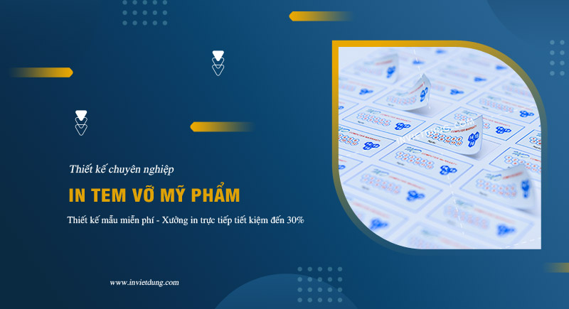 Thiết kế in ấn tem vỡ bảo hành mỹ phẩm