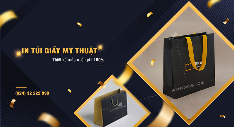 Dịch vụ in túi giấy mỹ thuật tại Hà Nội