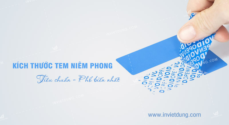 Kích thước tem niêm phong tiêu chuẩn nhất