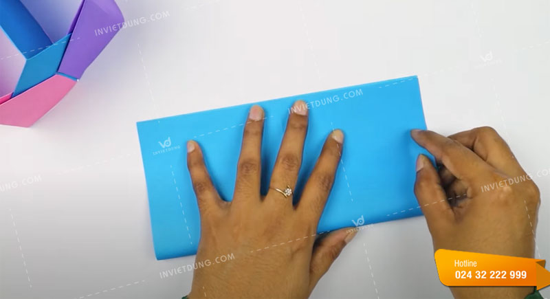 Cách làm hộp giấy đựng bút nhiều ngăn bước 7